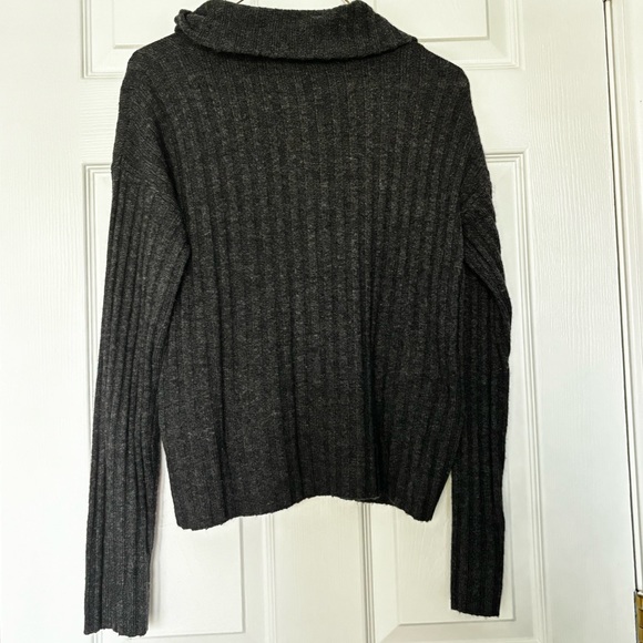 NWT Madewell Oversized Collar Navy Cardigan Size XS - Picture 4 of 5